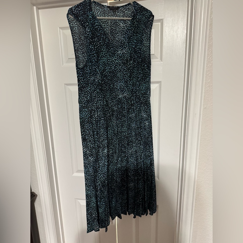 Banana Republic Black and Blue Maxi Skirt